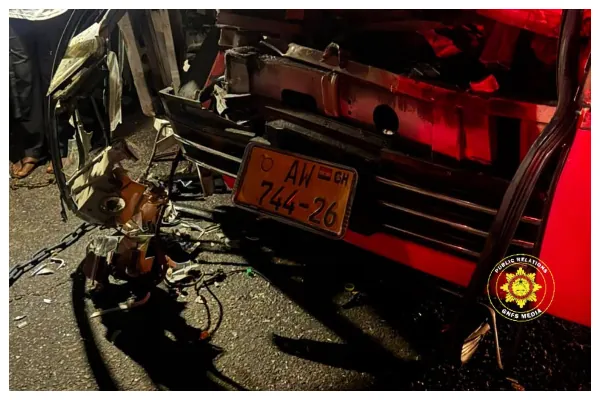 1 dead, 4 injured after VIP bus collides with truck on Accra-Kumasi Highway