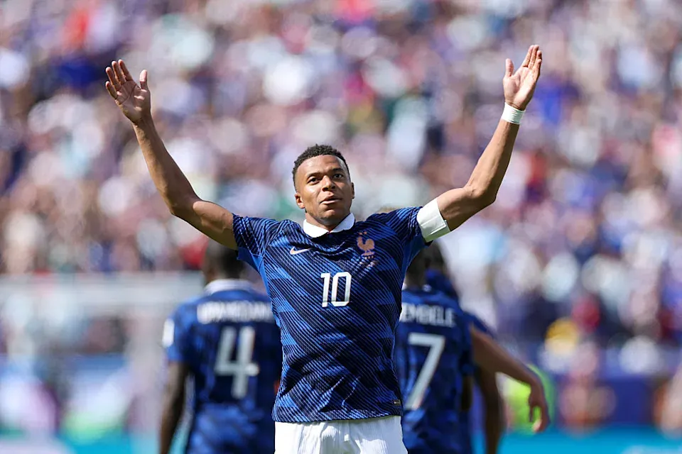 Mbappe double sinks Sweden