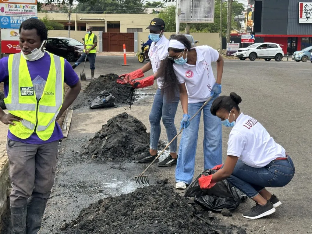Miss Ghana 2026 contestants join national clean-up exercise to promote civic responsibility