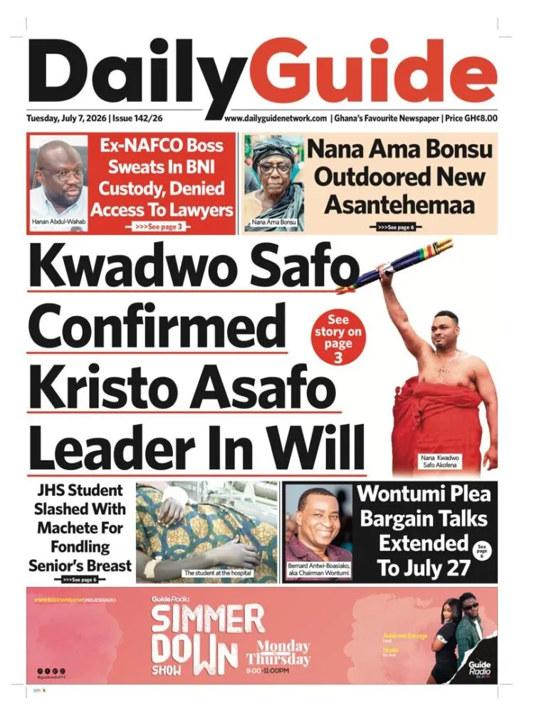 Today’s Front pages: Tuesday, July 7, 2026