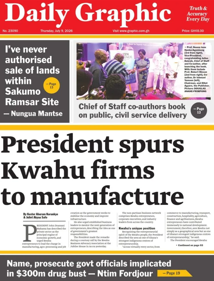 Today’s Front pages: Thursday, July 9, 2026