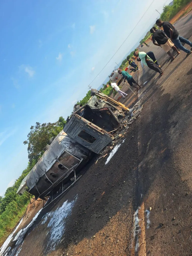 Tanker explosion on Akosombo–Tema Highway leaves one dead, another critically injured
