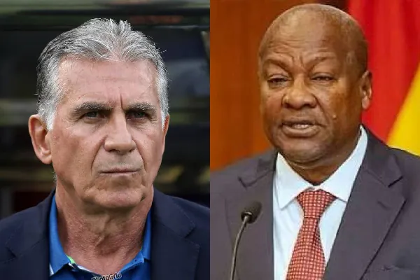 With Carlos Queiroz, Ghana can win the next AFCON or World Cup – Mahama opines