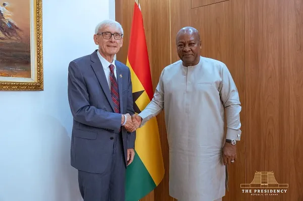 President Mahama meets Wisconsin Governor to boost Ghana-US trade ties