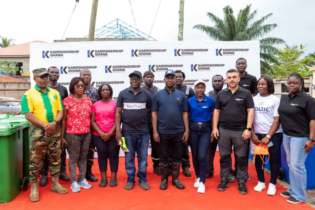 Karpowership supports national clean-up exercise with sanitation equipment donation to EKMA