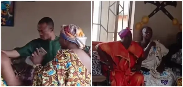 Watch moment furious Ahafo Ano South chiefs eject MP, DCE from palace