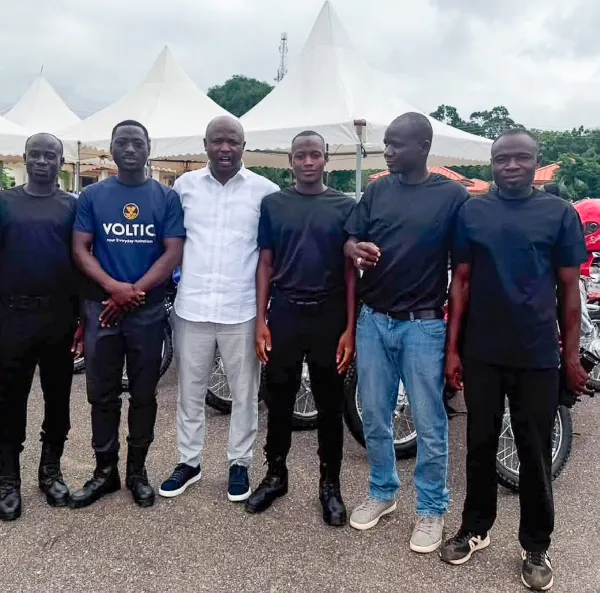 Inusah Mahama congratulates Salaga South Feed Ghana Brigade graduates