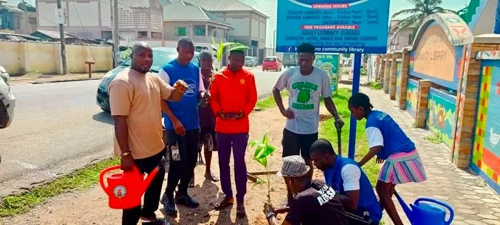 Community plants 230 tree seedlings to combat climate change