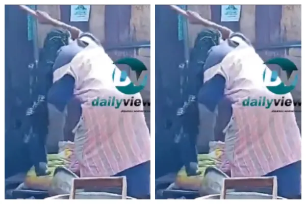 Watch disturbing video of woman beating young girl with a piece of firewood