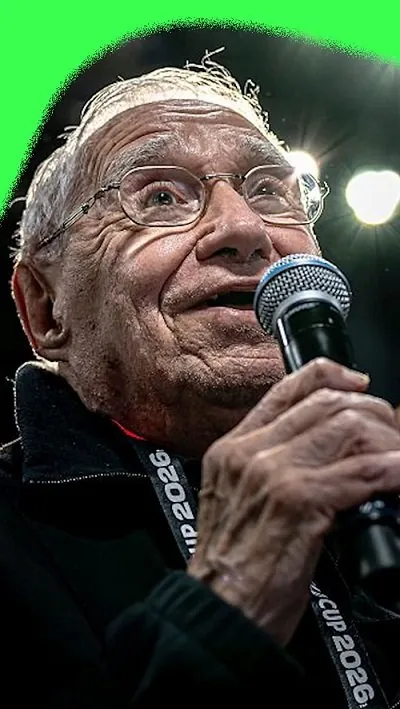 The 91-year-old Argentine journalist covering his 18th World Cup