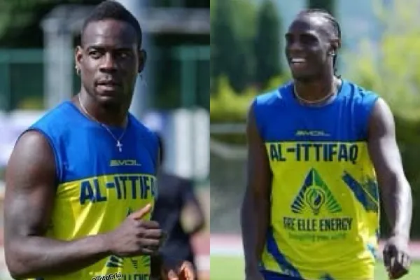 Enoch and Mario Balotelli become club teammates for the first time