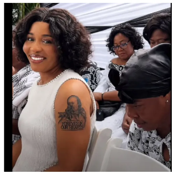 Odo Broni honours Daddy Lumba with tattoo at one-year memorial