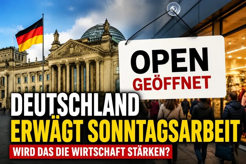 Deutschland erwägt Sonntagsarbeit zur Stärkung der Wirtschaft