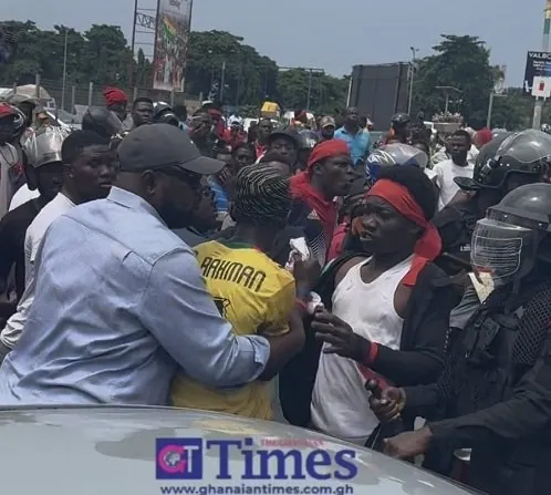 NPP, police clash at EOCO over Miracles Aboagye’s arrest