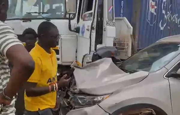 3 critically injured after trailer crashes into 8 vehicles at Asokwa overpass