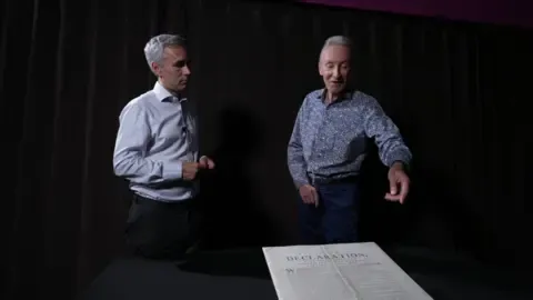 Rare copy of US Declaration of Independence found by volunteer in UK archives
