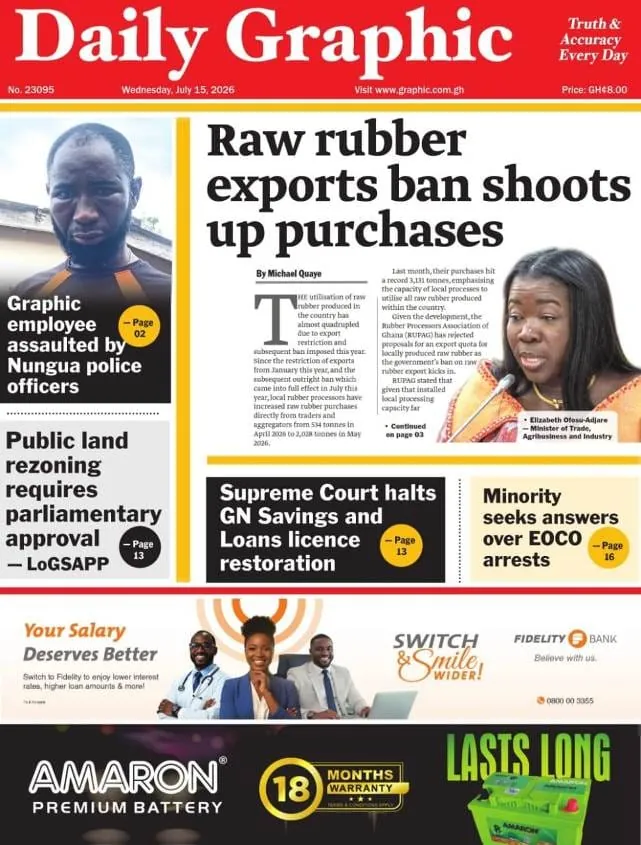 Today’s front pages: Wedesday, July 15, 2026