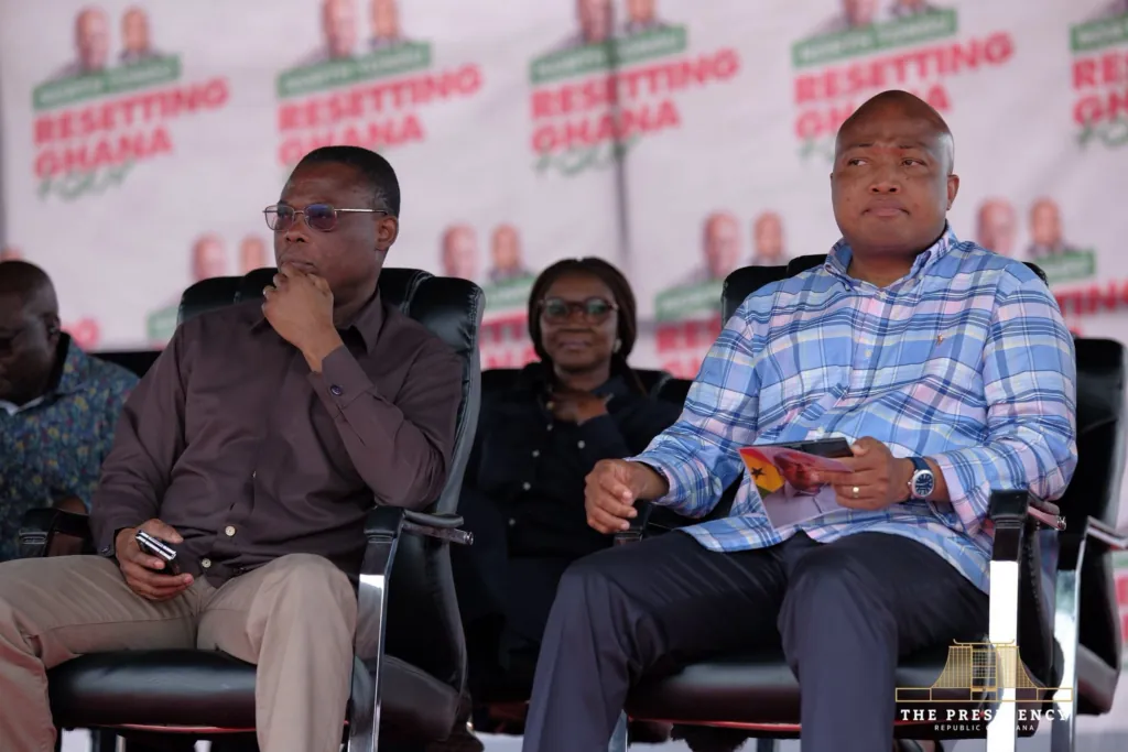 Photos: Mahama cuts sod for Juapong 24-Hour Economy Model Market