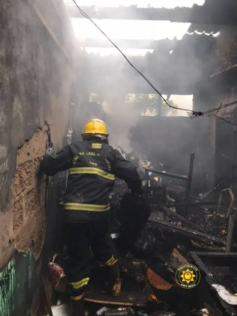 Fire displaces 12 at Ankaase, damages facilities at Adonten SHS