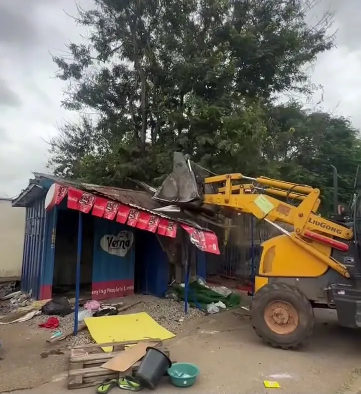 KMA taskforce demolishes unauthorized structures around Baba Yara Sports Stadium