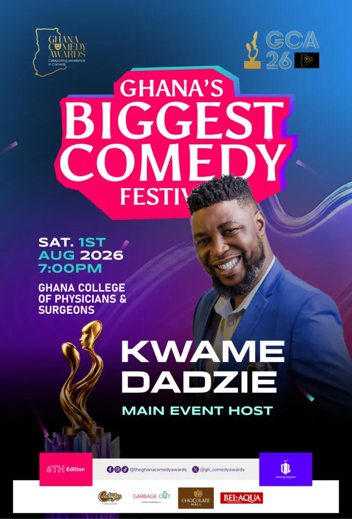 Kwame Dadzie to host 6th Ghana Comedy Awards