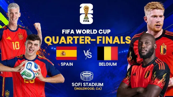 LIVESTREAMING: Spain vs Belgium (2026 World Cup)