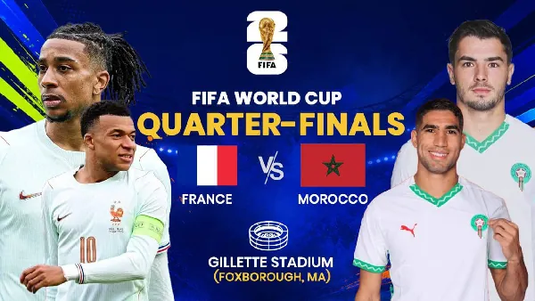 LIVESTREAMING: France vs Morocco (2026 World Cup)