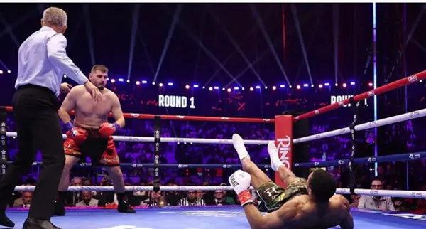 Joshua knocked down twice as dramatic win sets up Fury fight