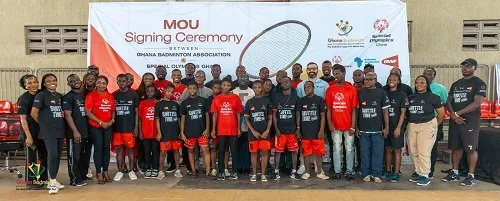 Ghana Badminton signs MoU with Special Olympics Ghana to promote inclusive sports