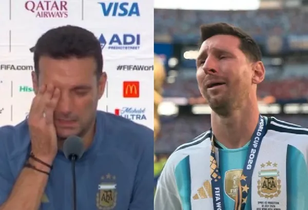 Watch moment Messi and Scaloni cried after losing 2026 World Cup final