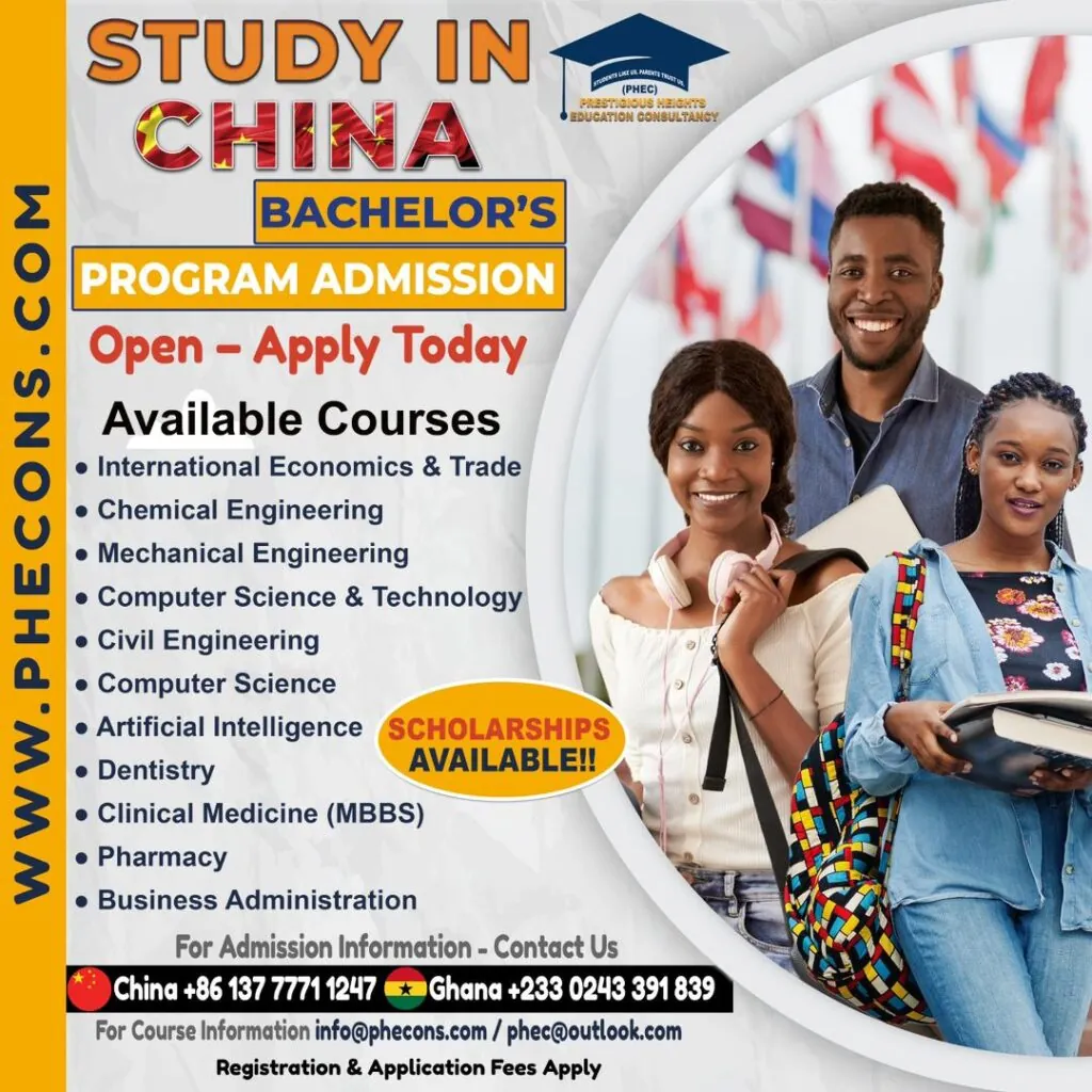 PHECOM Heights opens pathway for Ghanaian students seeking university education in China