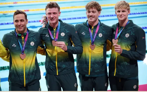 South Africa’s le Clos breaks Commonwealth Games record with 19th medal