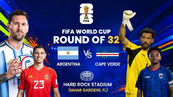 LIVESTREAMED: Argentina vs Cape Verde (2026 World Cup)