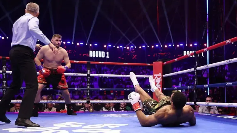 Joshua knocked down twice as dramatic win sets up Fury fight