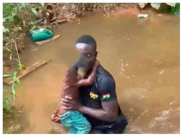 Three-year-old boy rescued from drowning