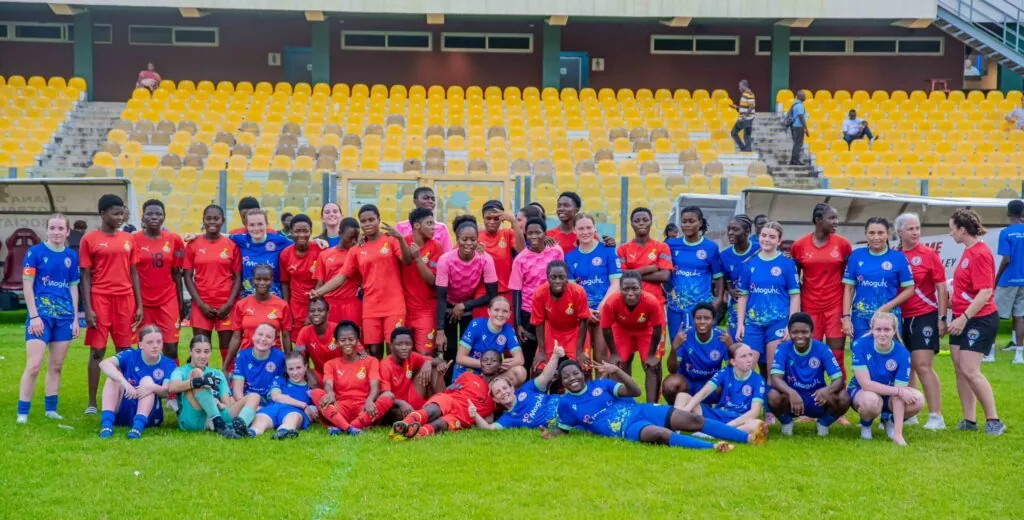 Ghana’s Rising Stars of Africa host Accrington Stanley FC Women for sports and cultural tour