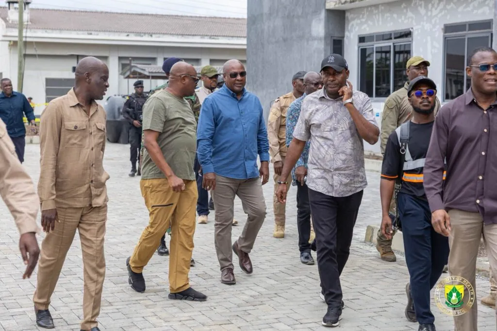 Mahama pledges support to complete UHAS laboratory complex after inspection