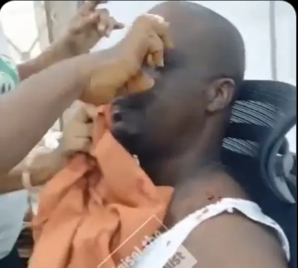 ‘Come and slap me, how much is your money?’ - Wife of debtor dares staff of credit firm