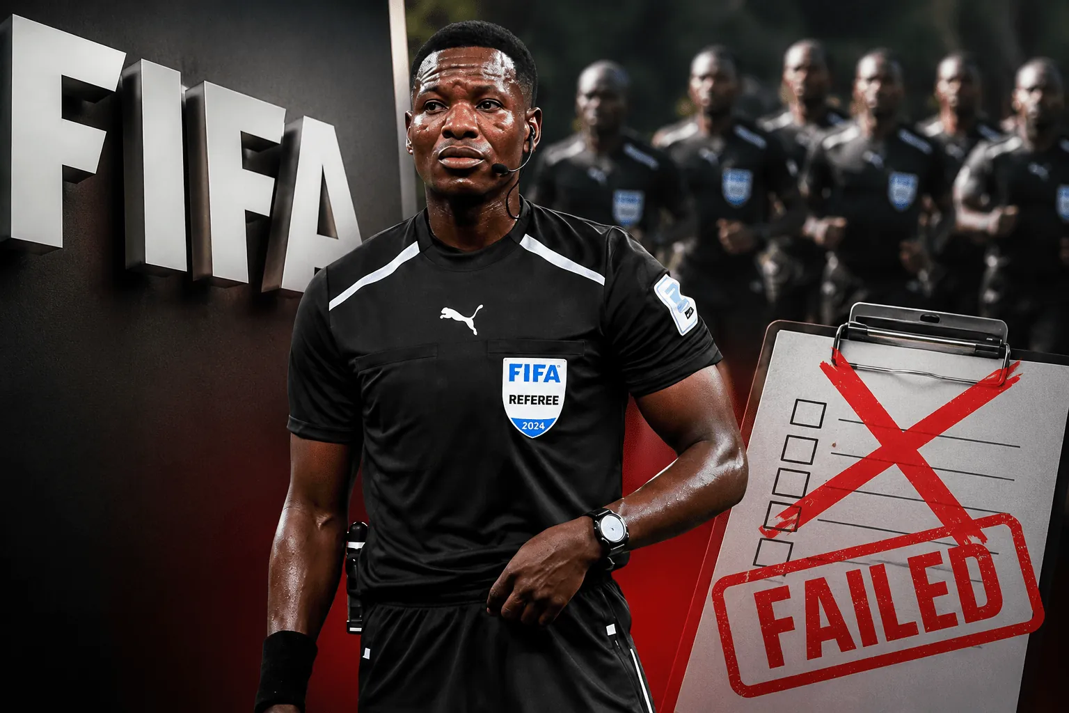 Referee Daniel Nii Laryea, Eight Others Risk Losing FIFA Badges After Reported Fitness Test Failure
